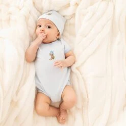 Luna And Arlo Sales Store 28 Boots And Blooms Bubble - Light Blue