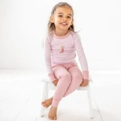 Boots And Blooms Long Pajamas - Pink