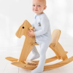 Boots And Blooms Zip Footie - Light Blue -Luna And Arlo Sales Store boots and blooms zip footie light blue 876373