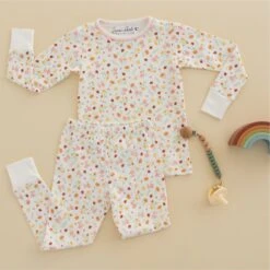 Bugs And Blossoms Long Pajamas -Luna And Arlo Sales Store bugs and blossoms long pajamas 209951