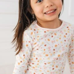 Bugs And Blossoms Long Pajamas