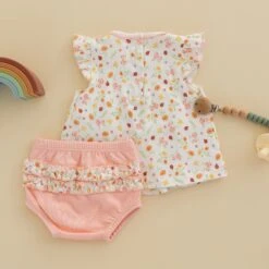 Bugs And Blossoms Ruffle Diaper Cover Set 5 Bugs And Blossoms Ruffle Diaper Cover Set -Luna And Arlo Sales Store bugs and blossoms ruffle diaper cover set 213476