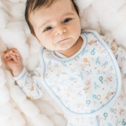 Cherished Arrivals Bib - Blue By Luna And Arlo