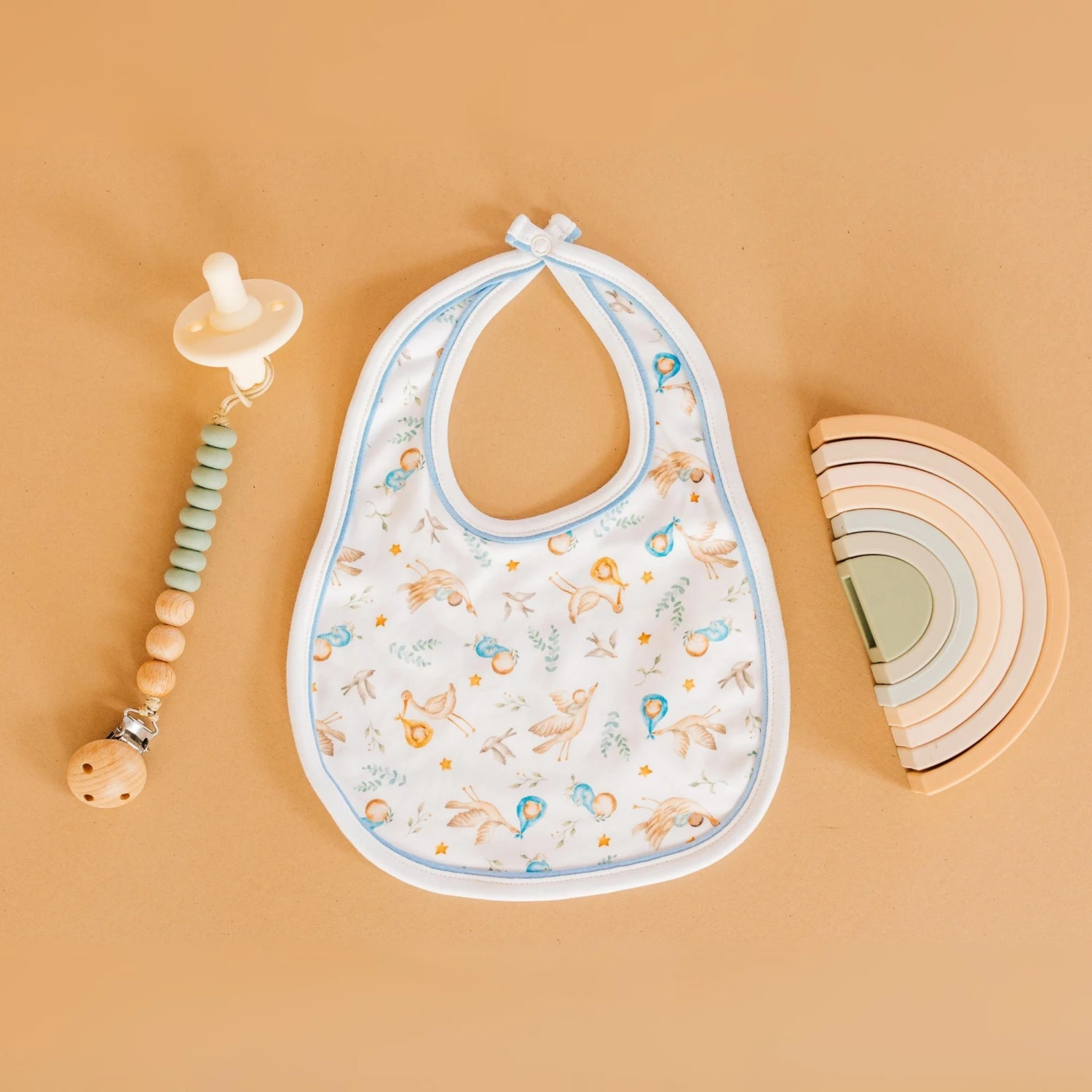 Cherished Arrivals Bib - Blue By Luna And Arlo 3 Cherished Arrivals Bib - Blue By Luna And Arlo - Image 3