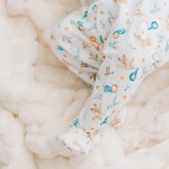 Cherished Arrivals Footed Pant Set - Blue By Luna And Arlo -Luna And Arlo Sales Store cherished arrivals footed pant set blue by luna and arlo 162984