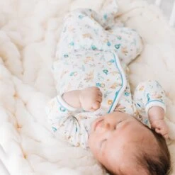 Cherished Arrivals Footed Pant Set - Blue By Luna And Arlo -Luna And Arlo Sales Store cherished arrivals footed pant set blue by luna and arlo 713521