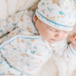 Cherished Arrivals Knot Hat - Blue By Luna And Arlo