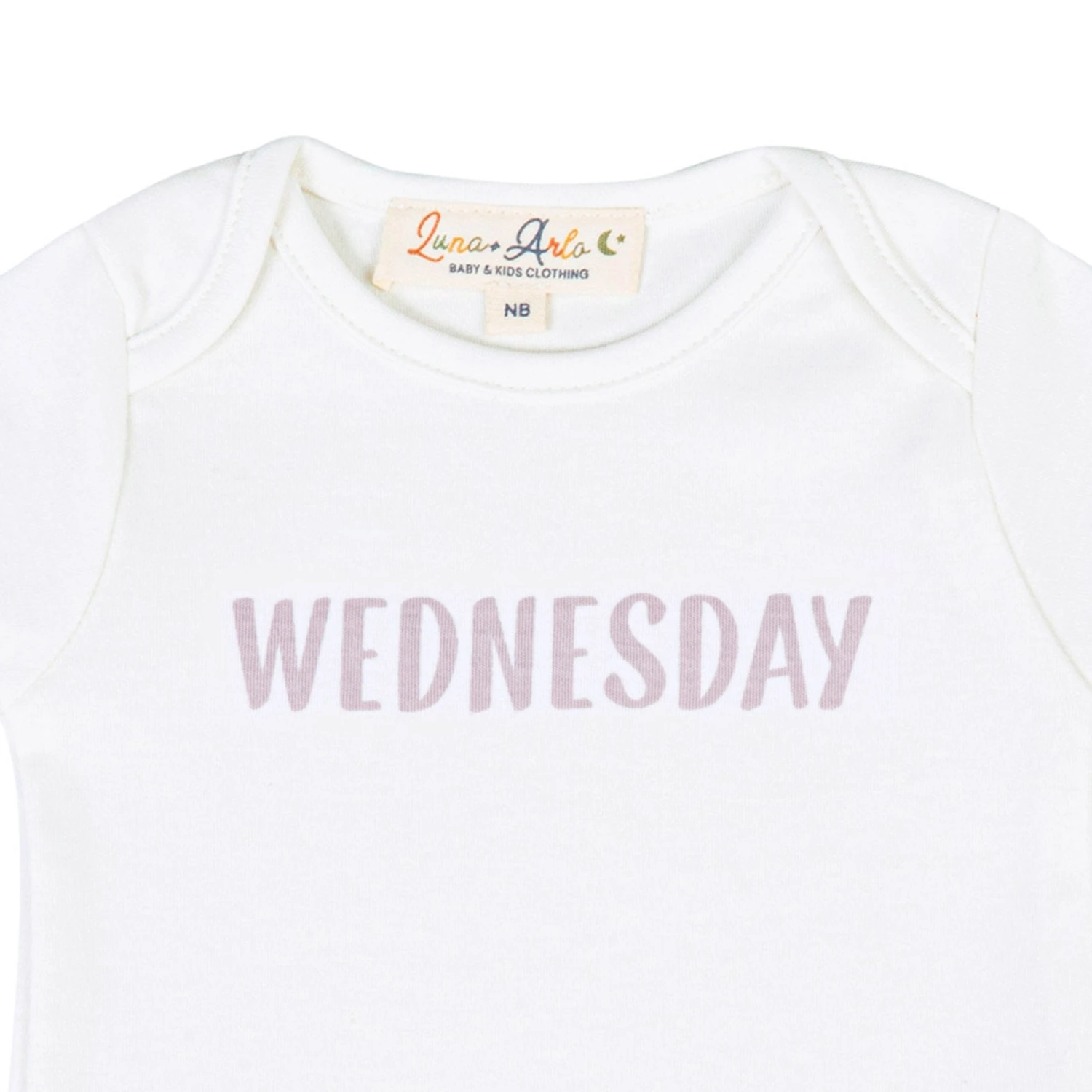 Days Of The Week Print Bodysuit Set - Blue 3 Days Of The Week Print Bodysuit Set - Blue - Image 3