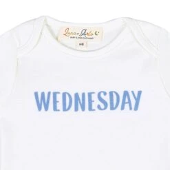 Days Of The Week Print Bodysuit Set - Neutral -Luna And Arlo Sales Store days of the week print bodysuit set neutral 760213