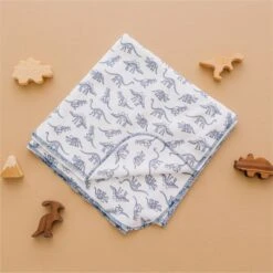 Dino Digs Swaddle Blanket By Luna & Arlo