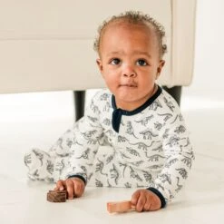 Dino Digs Zip Footie By Luna & Arlo