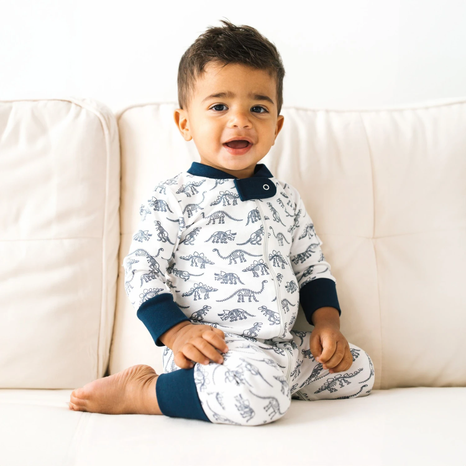 Dino Digs Zip Pajamas By Luna & Arlo 1 Dino Digs Zip Pajamas By Luna & Arlo