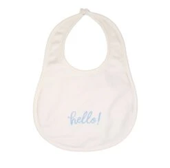 Hello! Bib - Blue By Luna And Arlo