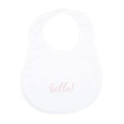 Hello! Bib - Dusty Rose By Luna And Arlo