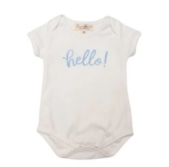 Hello! Bodysuit - Blue By Luna And Arlo