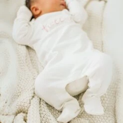 Hello! Footie - Dusty Rose By Luna And Arlo -Luna And Arlo Sales Store hello footie dusty rose by luna and arlo 655816