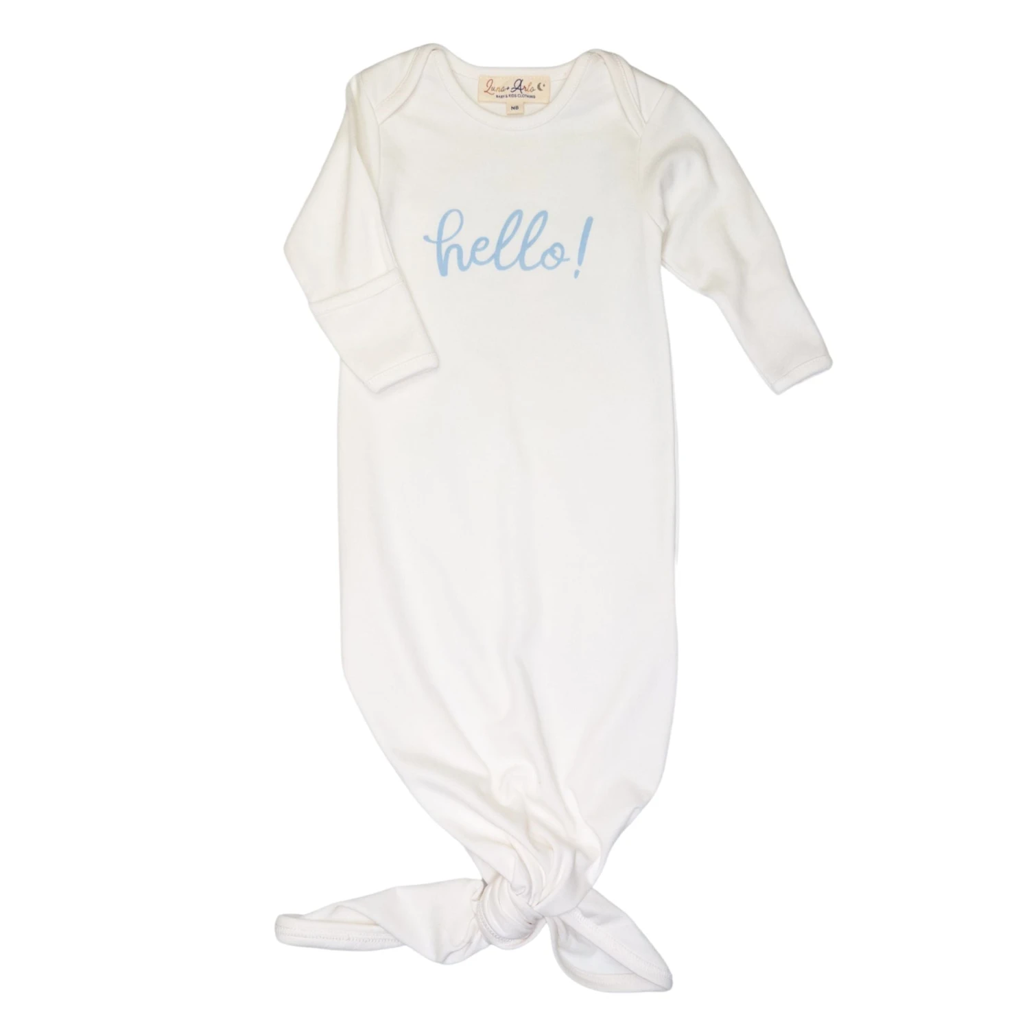 Hello! Knot Gown - Blue By Luna And Arlo 1 Hello! Knot Gown - Blue By Luna And Arlo