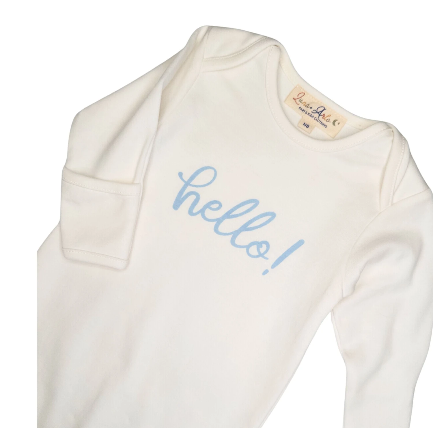 Hello! Knot Gown - Blue By Luna And Arlo 2 Hello! Knot Gown - Blue By Luna And Arlo - Image 2