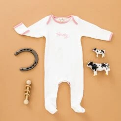 Howdy! Lap Footie - Dusty Rose By Luna And Arlo