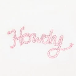 Howdy! Receiving Blanket - Dusty Rose By Luna And Arlo -Luna And Arlo Sales Store howdy receiving blanket dusty rose by luna and arlo 853857