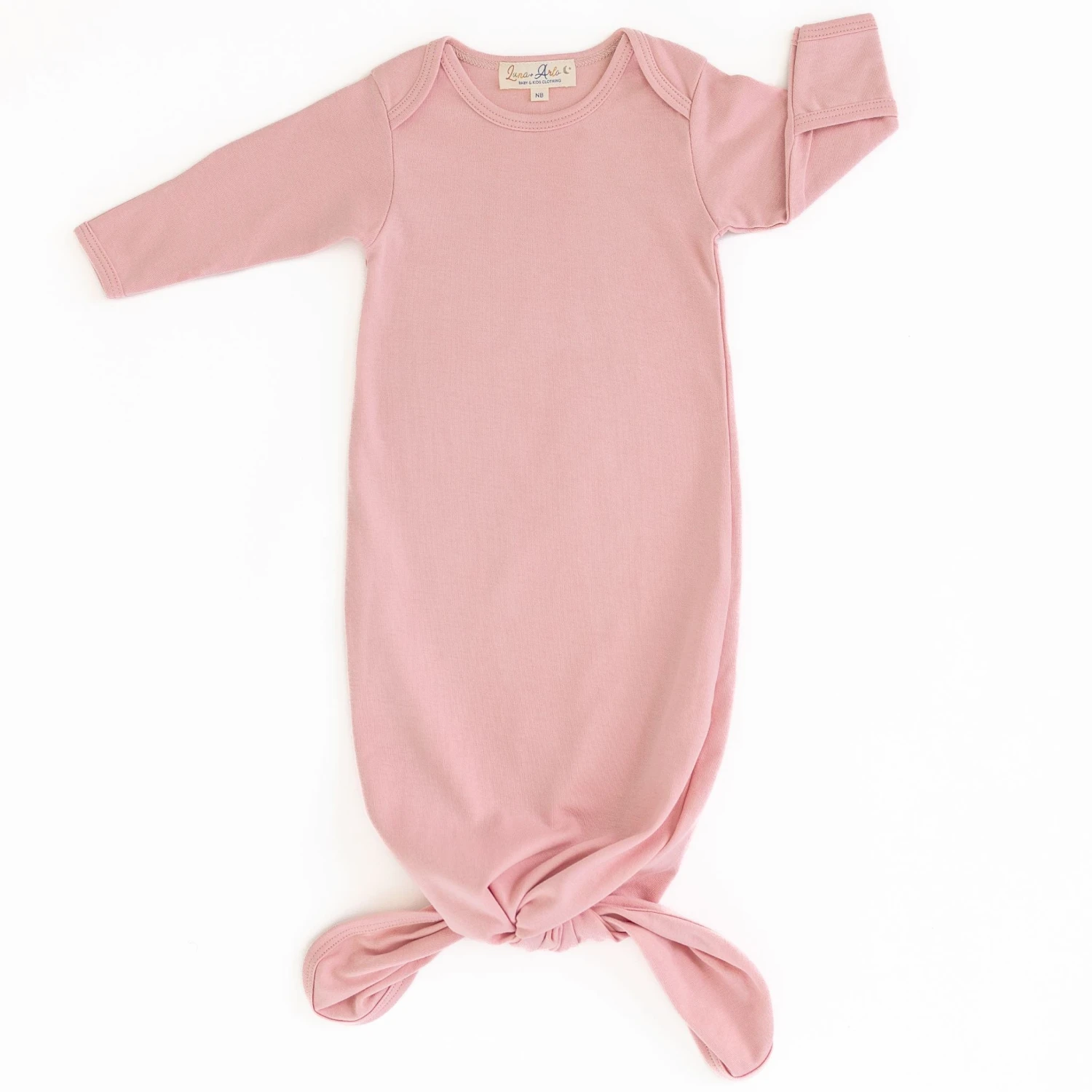 Luna & Arlo Basics Gown - Dusty Rose 3 Luna & Arlo Basics Gown - Dusty Rose - Image 3