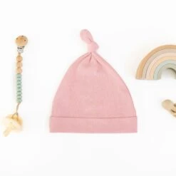 Luna & Arlo Basics Hat - Dusty Rose