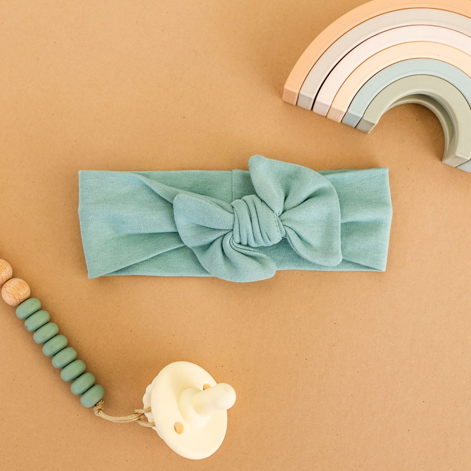 Luna & Arlo Basics Headband - Moss 2 Luna & Arlo Basics Headband - Moss - Image 2