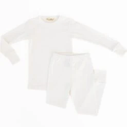 Luna & Arlo Basics Long Pajamas - Ivory -Luna And Arlo Sales Store luna arlo basics long pajamas ivory 413967