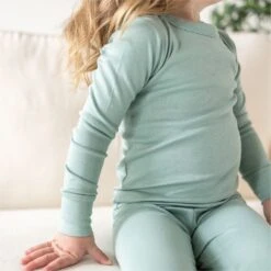 Luna & Arlo Basics Long Pajamas - Moss 8 Luna & Arlo Basics Long Pajamas - Moss -Luna And Arlo Sales Store luna arlo basics long pajamas moss 349470
