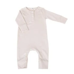 Luna & Arlo Basics Playsuit - Driftwood