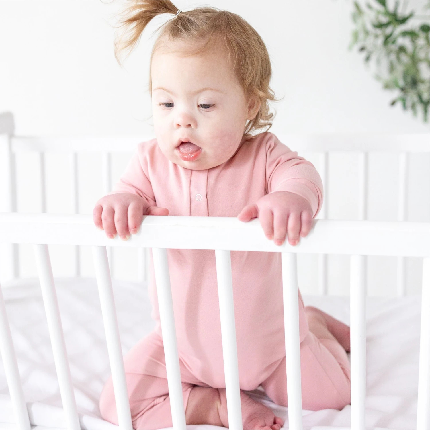 Luna & Arlo Basics Playsuit - Dusty Rose 2 Luna & Arlo Basics Playsuit - Dusty Rose - Image 2