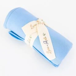 Luna & Arlo Basics Receving Blanket - Sky