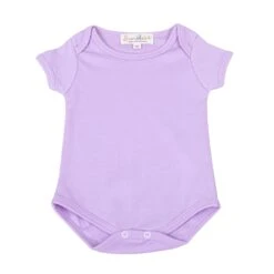 Luna & Arlo Basics Short Sleeve Bodysuit - Wisteria
