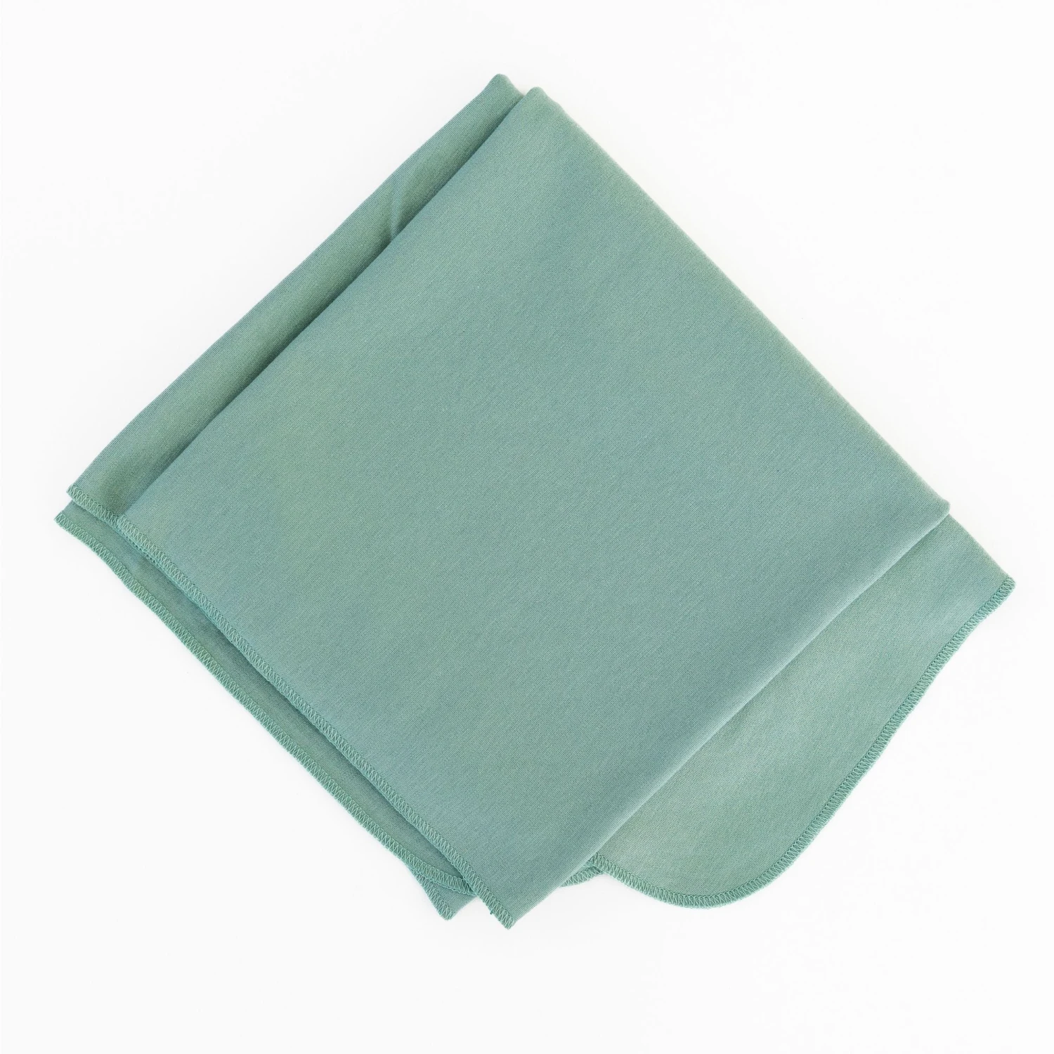Luna & Arlo Basics Swaddle Blanket - Moss 2 Luna & Arlo Basics Swaddle Blanket - Moss - Image 2