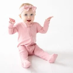 Luna & Arlo Basics Zip Footie - Dusty Rose 10 Luna & Arlo Basics Zip Footie - Dusty Rose -Luna And Arlo Sales Store luna arlo basics zip footie dusty rose 370040