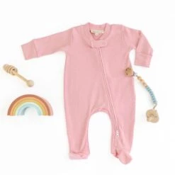Luna & Arlo Basics Zip Footie - Dusty Rose 8 Luna & Arlo Basics Zip Footie - Dusty Rose -Luna And Arlo Sales Store luna arlo basics zip footie dusty rose 768081