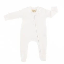 Luna & Arlo Basics Zip Footie - Ivory 9 Luna & Arlo Basics Zip Footie - Ivory -Luna And Arlo Sales Store luna arlo basics zip footie ivory 430244