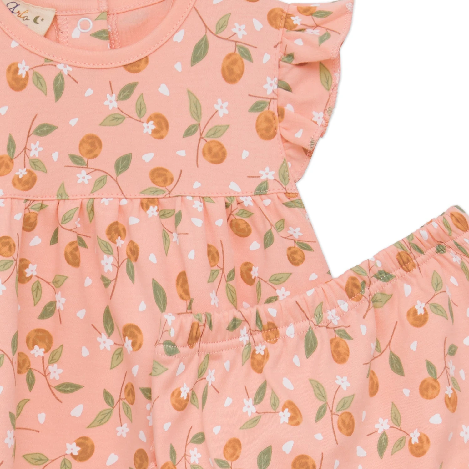 Orange Blossoms Diaper Cover Set 3 Orange Blossoms Diaper Cover Set - Image 3