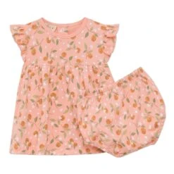 Orange Blossoms Diaper Cover Set