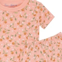 Orange Blossoms Short Pajamas -Luna And Arlo Sales Store orange blossoms short pajamas 810528
