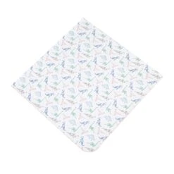 Pink Origami Dinos Swaddle Blanket By Luna And Arlo