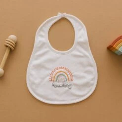 Rainbow Baby Bib By Luna And Arlo