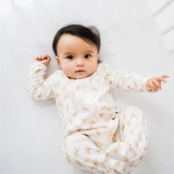 Teddy Zip Footie - Pink By Luna And Arlo