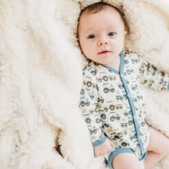 Tractor Tracks Bodysuit By Luna And Arlo